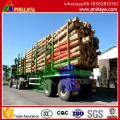 Stake Type Cargo Log Tranport Side Wall Flatbed Trailer